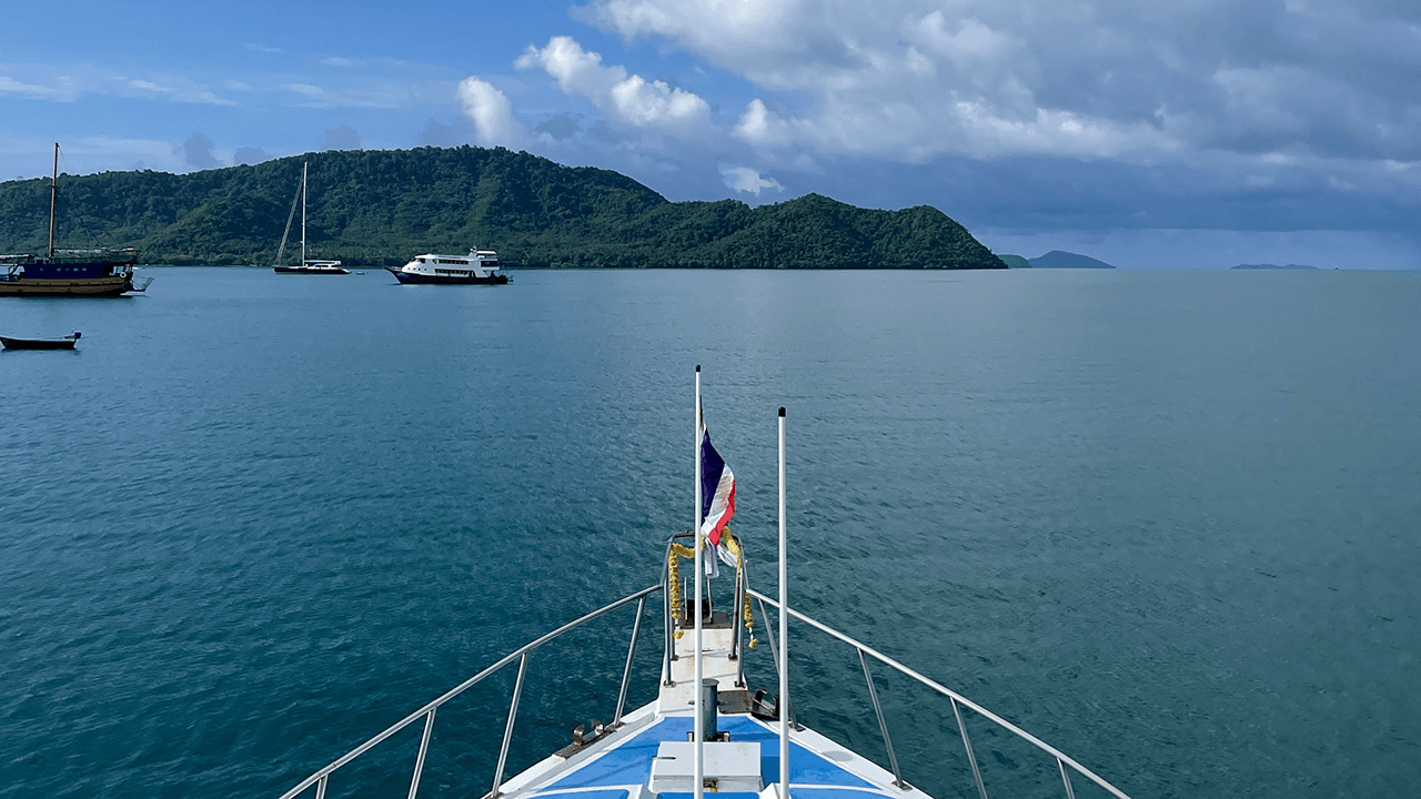 Первый выход в море