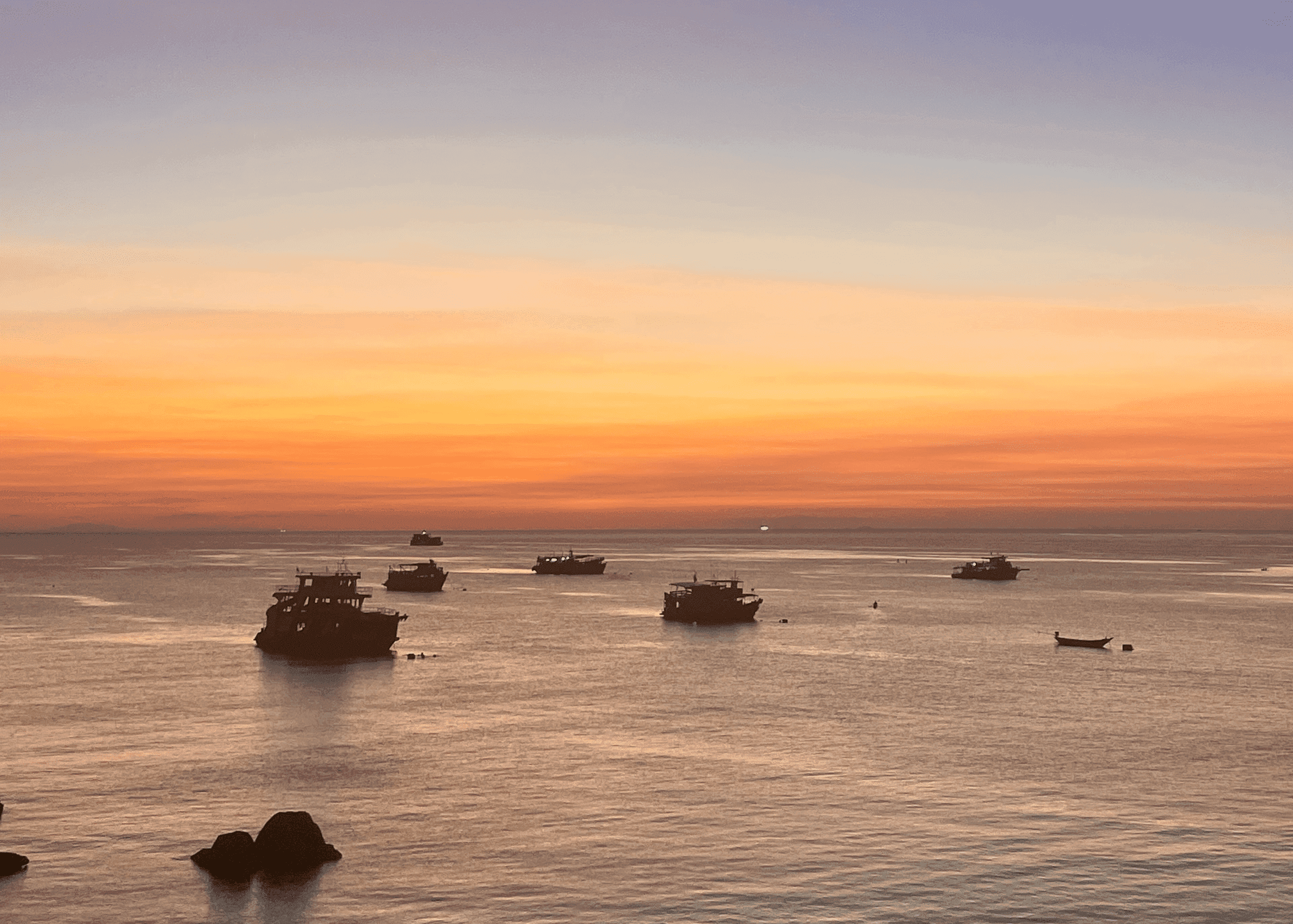 Красивый закат