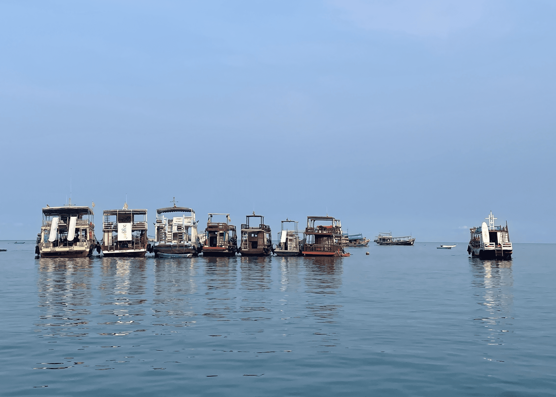 Корабли на парковке