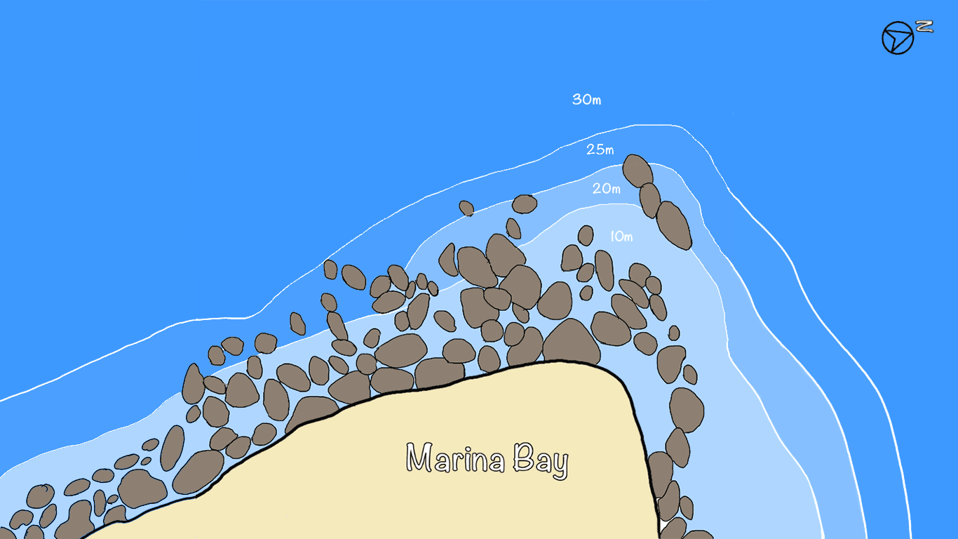 Бухта Марина (Marina Bay)