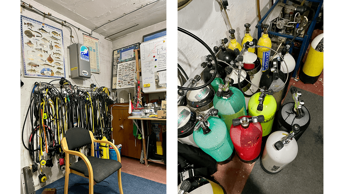 Дайв-центр в подвале Дайв-центр в подвале